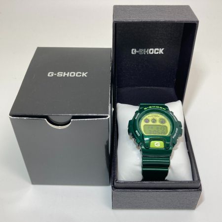  CASIO カシオ G-SHOCK ジーショック クレイジーカラーズ クォーツ メンズ 腕時計 DW-6900CC グリーン 箱付