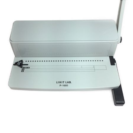  LIHIT LAB リヒトラブ プレゼン資料製本用多穴パンチ P-1605