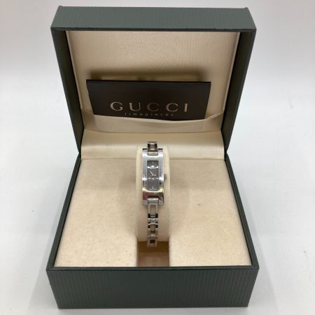  GUCCI グッチ クォーツ 腕時計 レディース シルバー文字盤 3900L ケース付