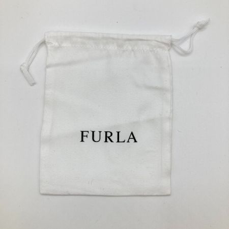  FURLA フルラ 2つ折り財布 ミニ財布 ラウンドファスナー  箱付 ネイビー