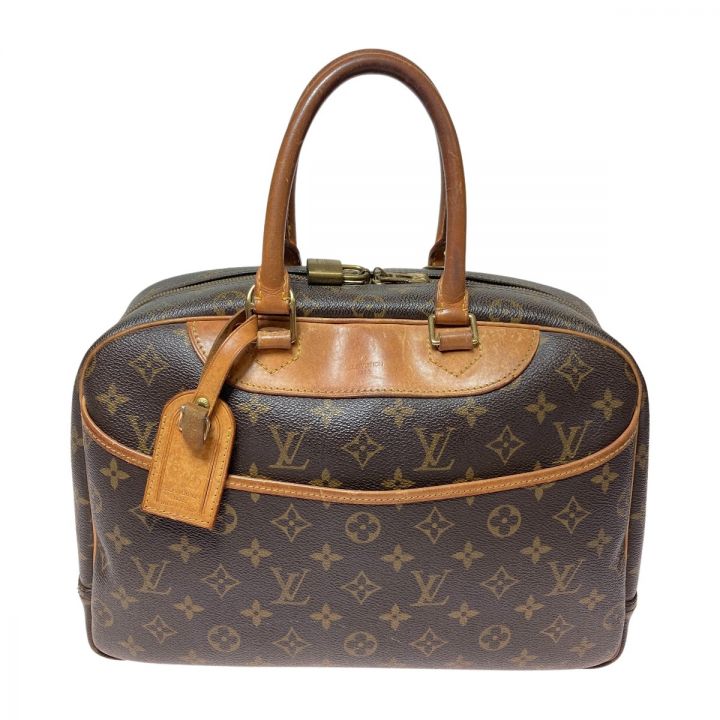 LOUIS VUITTON ルイヴィトン モノグラム ボーリング・ヴァニティ(旧名 ドーヴィル) ハンドバッグ M47270  ブラウン｜中古｜なんでもリサイクルビッグバン