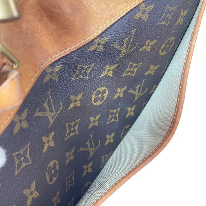 LOUIS VUITTON ルイヴィトン モノグラム ボーリング・ヴァニティ(旧名 ドーヴィル) ハンドバッグ M47270  ブラウン｜中古｜なんでもリサイクルビッグバン