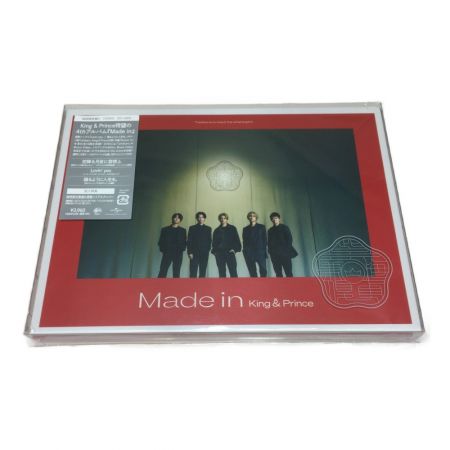  King&Prince キンプリ Made in 初回限定盤A CD+DVD 4thアルバム
