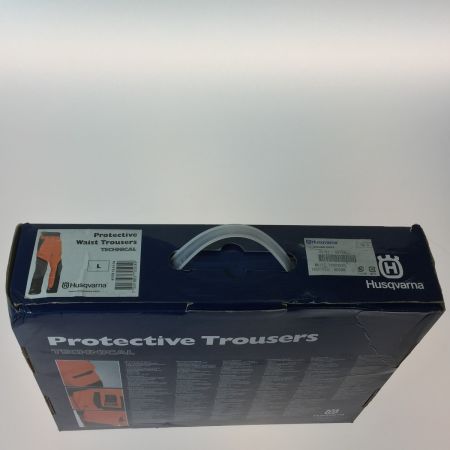  Husqvarna ハスクバーナ Techinical Chainsaw Pants　テクニカルチェンソーパンツ　防護ズボン オレンジ 未使用品　サイズⅬ