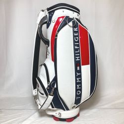 ◎◎ TOMMY HILFIGER トミーヒルフィガー キャディバッグ 9型 4.55kg 6分割 ホワイト Cランク