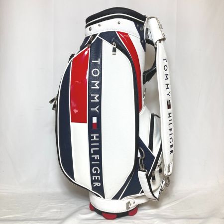  TOMMY HILFIGER トミーヒルフィガー キャディバッグ 9型 4.55kg 6分割 ホワイト