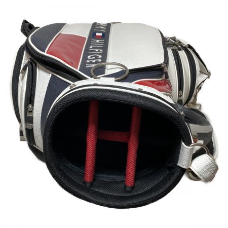  TOMMY HILFIGER トミーヒルフィガー キャディバッグ 9型 4.55kg 6分割 ホワイト