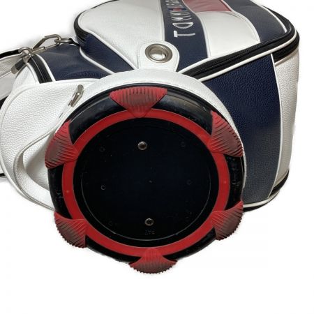 TOMMY HILFIGER トミーヒルフィガー キャディバッグ 9型 4.55kg 6分割 ホワイト