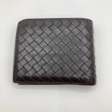  BOTTEGA VENETA ボッテガヴェネタ 2つ折り財布 イントレチャート 財布 メンズ ブラウン