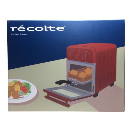  recolte レコルト エアーオーブントースター レッド RFT-1