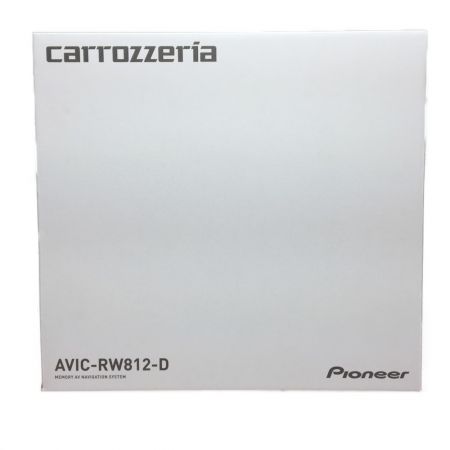  carrozzeria カロッツェリア 楽ナビ カーナビ 7V型HD パイオニア AVIC-RW812-D