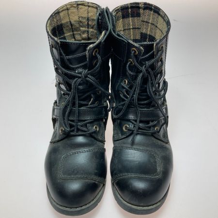  WILD WING ワイルド ウィング ファルコン ライディングブーツ 22.5cm WWM-0001 ブラック 使用感有