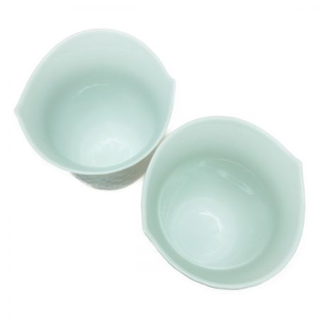  Meissen マイセン 波の戯れ ホワイト ペア タンブラー 箱付