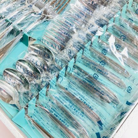  LUCKYWOOD ラッキーウッド カトラリー ディナーセット 38本 18-8 ステンレス