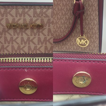  MICHAEL KORS マイケルコース 2WAYバッグ 　使用感あり 35T0GWXM8B ピンク 中古品