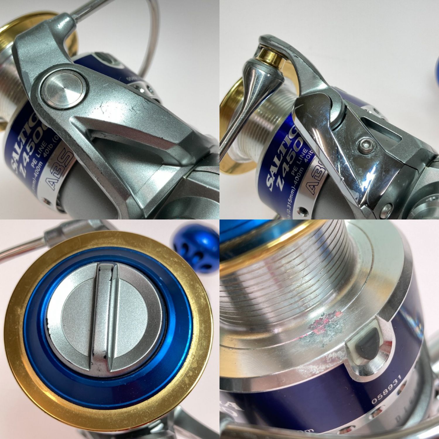 中古】 DAIWA ダイワ SALTIGA ソルティガ Z4500 スピニングリール C