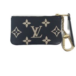 ◎◎ LOUIS VUITTON ルイヴィトン カードキーケースポシェットクレ M80885 ブラック Aランク