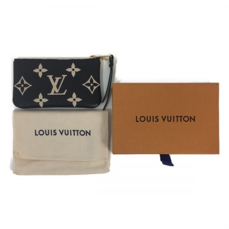  LOUIS VUITTON ルイヴィトン カードキーケースポシェットクレ M80885 ブラック