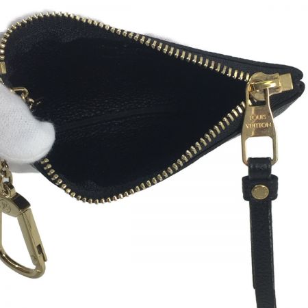  LOUIS VUITTON ルイヴィトン カードキーケースポシェットクレ M80885 ブラック