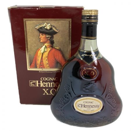  Hennessy ヘネシー XO 金キャップ コニャック ブランデー グリーンボトル 700ml 40% 未開栓