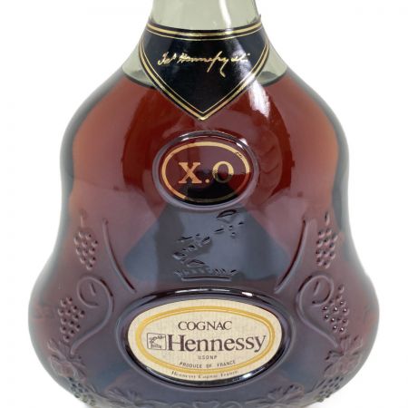  Hennessy ヘネシー XO 金キャップ コニャック ブランデー グリーンボトル 700ml 40% 未開栓
