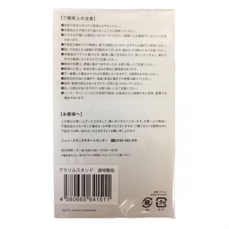  ジャニーズ　ＩＳＬＡＮＤ　ＳＴＯＲＥ なにわ男子　道枝駿佑　アクリルスタンド　第一弾　未開封品　