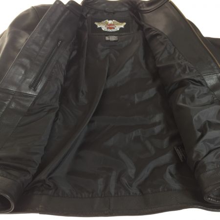   ハーレーダビットソン レザージャケット ブラック Lサイズ　中古品