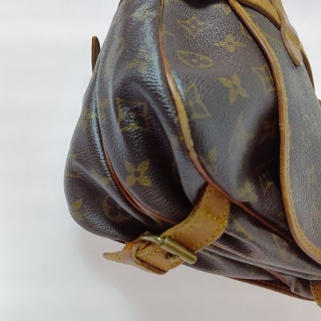  LOUIS VUITTON ルイヴィトン モノグラム ソミュール30 ショルダーバッグ M42256 ブラウン