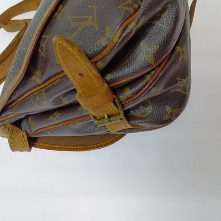  LOUIS VUITTON ルイヴィトン モノグラム ソミュール30 ショルダーバッグ M42256 ブラウン