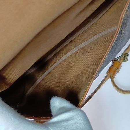  LOUIS VUITTON ルイヴィトン モノグラム ソミュール30 ショルダーバッグ M42256 ブラウン