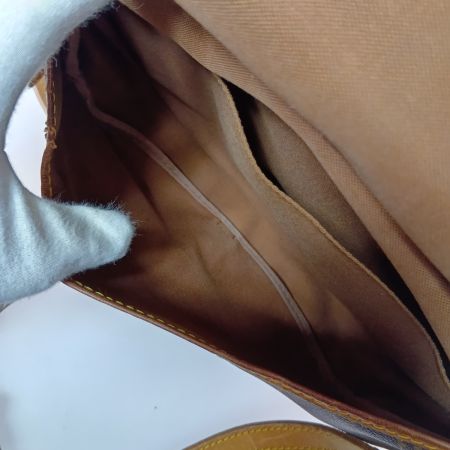  LOUIS VUITTON ルイヴィトン モノグラム ソミュール30 ショルダーバッグ M42256 ブラウン