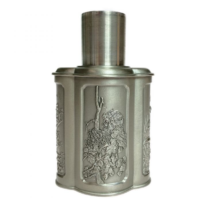 ROYAL SELANGOR PEWTER ロイヤル セランゴール ピューター 錫製 茶筒 茶入れ 木箱付｜中古｜なんでもリサイクルビッグバン