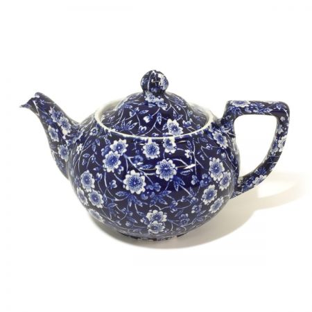  Burleigh バーレイ Blue Calico ブルーキャリコ ティーポットS E8701