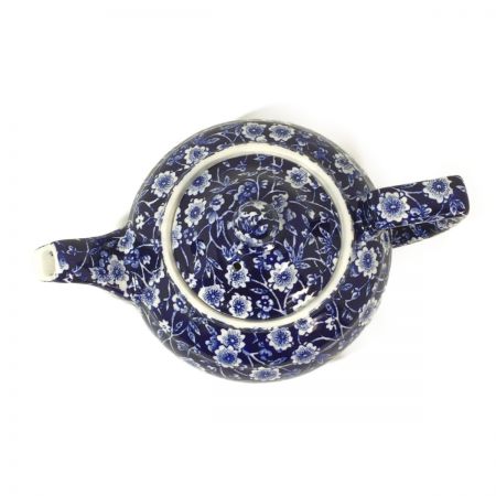  Burleigh バーレイ Blue Calico ブルーキャリコ ティーポットS E8701