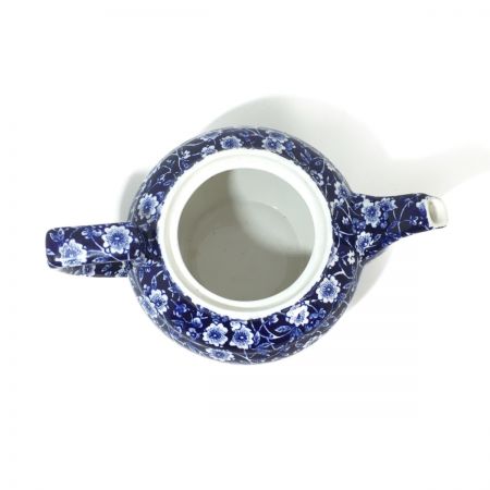  Burleigh バーレイ Blue Calico ブルーキャリコ ティーポットS E8701