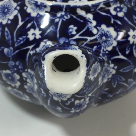  Burleigh バーレイ Blue Calico ブルーキャリコ ティーポットS E8701