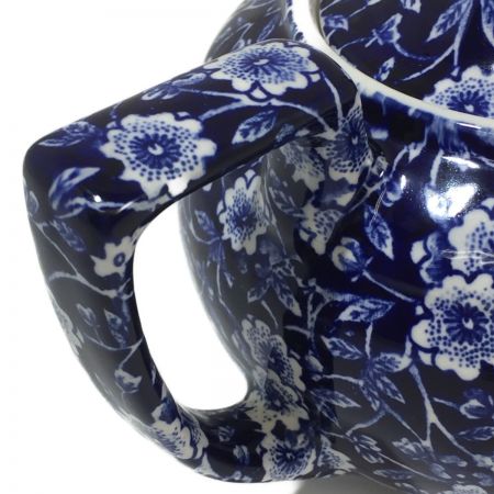  Burleigh バーレイ Blue Calico ブルーキャリコ ティーポットS E8701