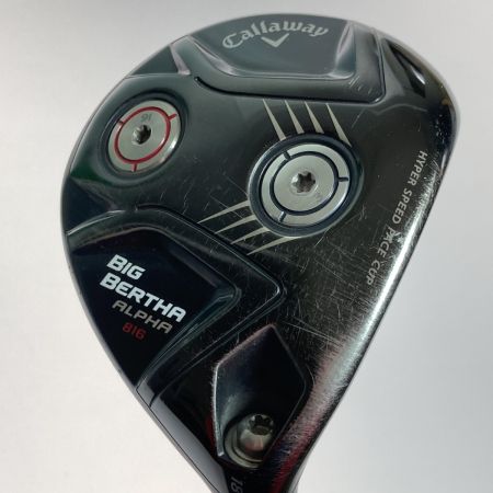  Callaway キャロウェイ BIG BERTHA ALPHA 816 FW 18° フェアウェイウッド Speeder 757 EVOLUTION S カバー付