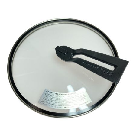  VERMICULAR フライパン 20cm ガラス蓋 レシピブック付 箱無