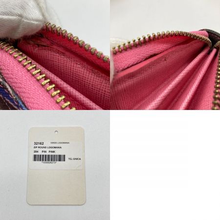  Vivienne Westwood ヴィヴィアン・ウエストウッド ラウンドファスナー 長財布 LOGOMANIA 32162 ピンク