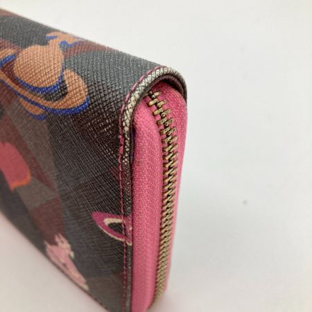  Vivienne Westwood ヴィヴィアン・ウエストウッド ラウンドファスナー 長財布 LOGOMANIA 32162 ピンク