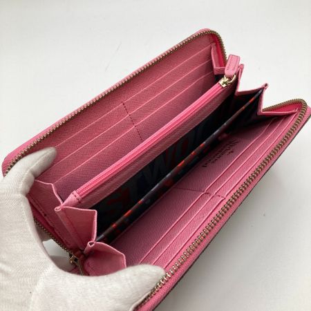  Vivienne Westwood ヴィヴィアン・ウエストウッド ラウンドファスナー 長財布 LOGOMANIA 32162 ピンク