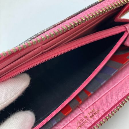  Vivienne Westwood ヴィヴィアン・ウエストウッド ラウンドファスナー 長財布 LOGOMANIA 32162 ピンク