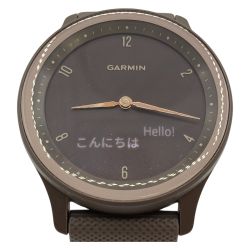◎◎ GARMIN VIVOMOVE SPORT ヴィヴォムーブ スポーツ スマートウォッチ VIVOMOVE SPORT ブラウン Bランク