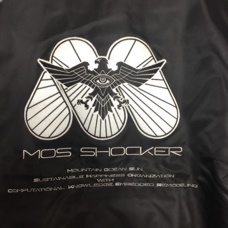  MOS SHOCKER(モスショッカー) モスバーガー　×　wolt　×　シン仮面ライダー　スタジャン　Ⅿサイズ ブラック
