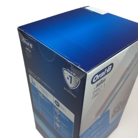  BRAUN ブラウン 電動歯ブラシ　オーラルＢ　PRO１　1000　カリビアン　ライトローズ　2本セット POR1 1000