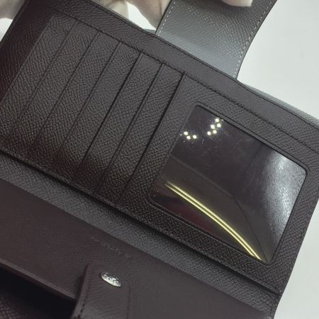  COACH コーチ 長財布 二つ折り  C2869 グレー 中古品