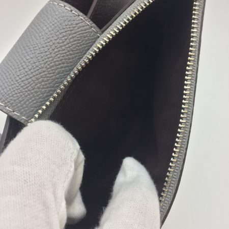 COACH コーチ 長財布 二つ折り  C2869 グレー 中古品