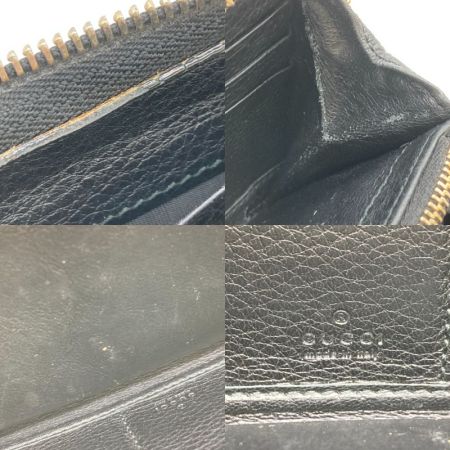  GUCCI グッチ 長財布 ラウンドファスナー財布 ソーホー タッセル 308280 ブラック 小銭入れ破れ・ファスナー破損有 ジャンク品