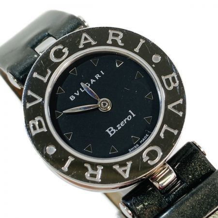  BVLGARI ブルガリ B.zero1 レディース腕時計 クォーツ 箱・取説付  BZ 22 S ブラック文字盤